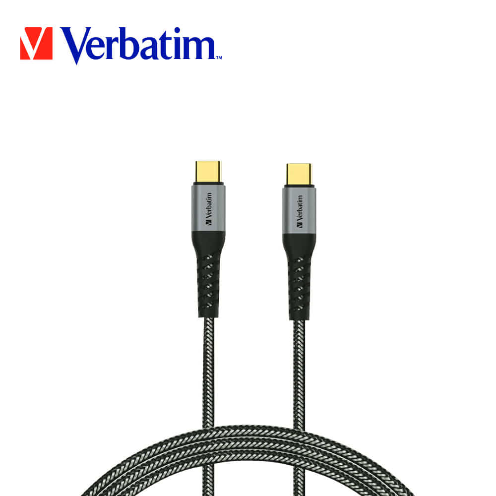 버바팀 케블라 케이블 USB-C to C 2.0 [그레이] /2년보증 /방탄섬유 /안드로이드 /갤럭시